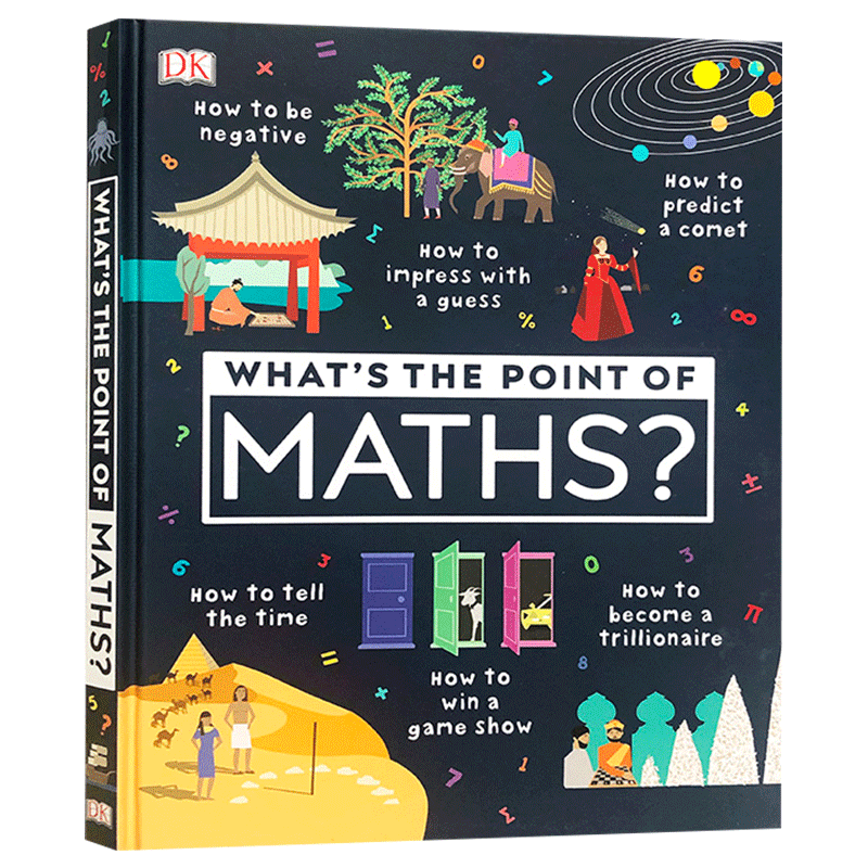 数学的意义是什么 英文原版 What's the Point of Maths DK关于数学的学问 儿童英语启蒙读物 精装 数学起源科普阅读书籍 英文版
