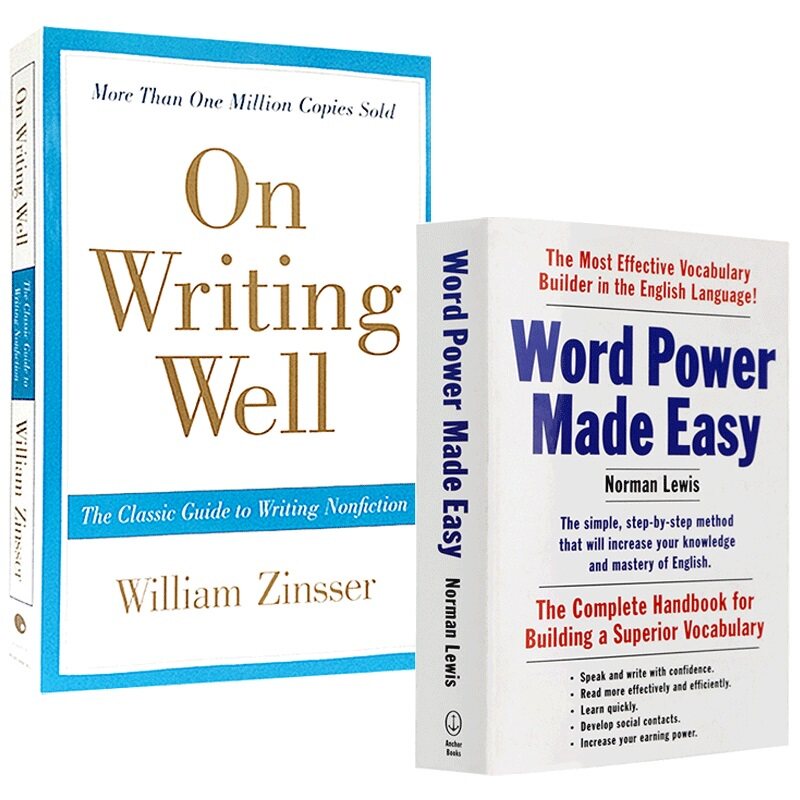 wordpower made easy单词的力量+on writingwell英文写作指南英文原版英语词汇写作工具书可搭韦氏字根词根词典韦小绿