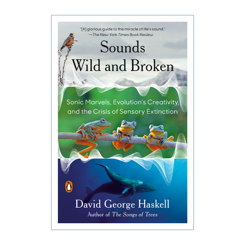 英文原版 Sounds Wild and Broken 荒野之声 地球音乐的繁盛和寂灭 2023普利策奖入围 David George Haskell 英文版 进口英语原版 - 图0