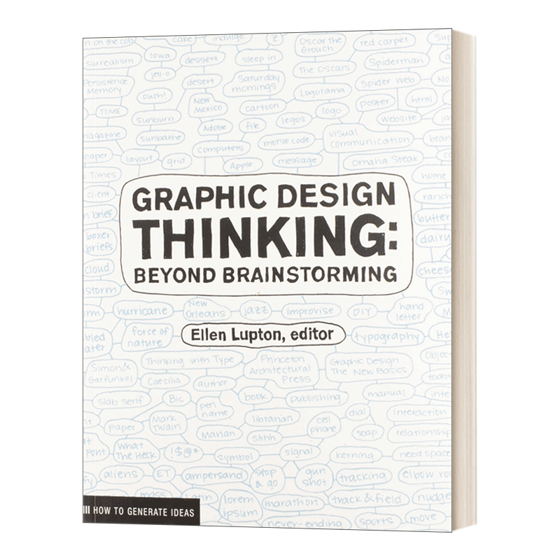 英文原版 Graphic Design Thinking 平面设计思维 好设计是这样想出来的 给设计师的30种创意思考法 英文版 进口英语原版书籍