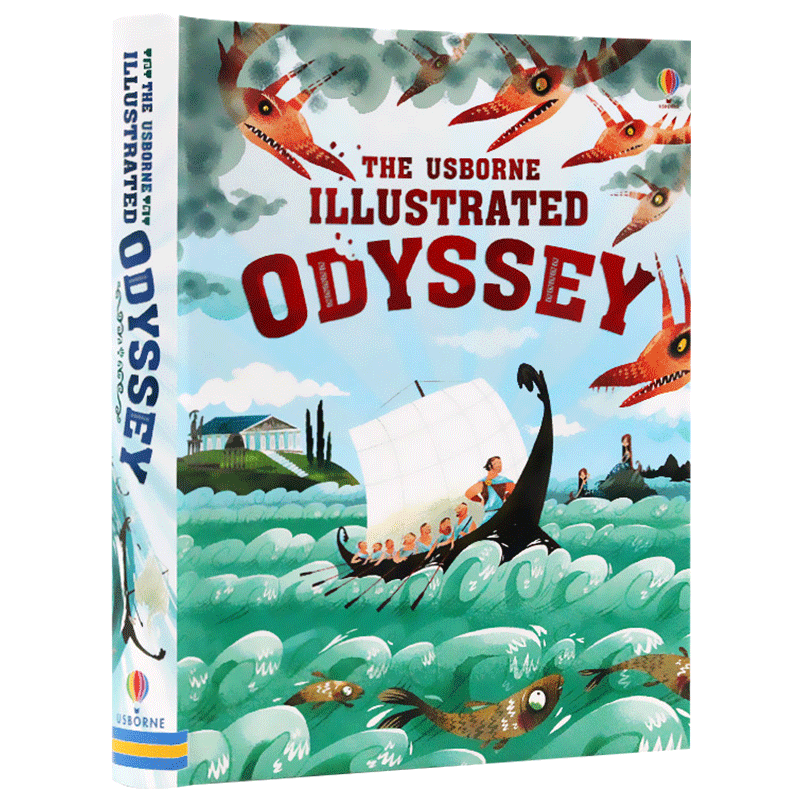 奥德赛英文原版精装绘本 Illustrated Odyssey Usborne尤斯伯恩精装儿童插图故事书英文版进口英语课外阅读书籍-图2