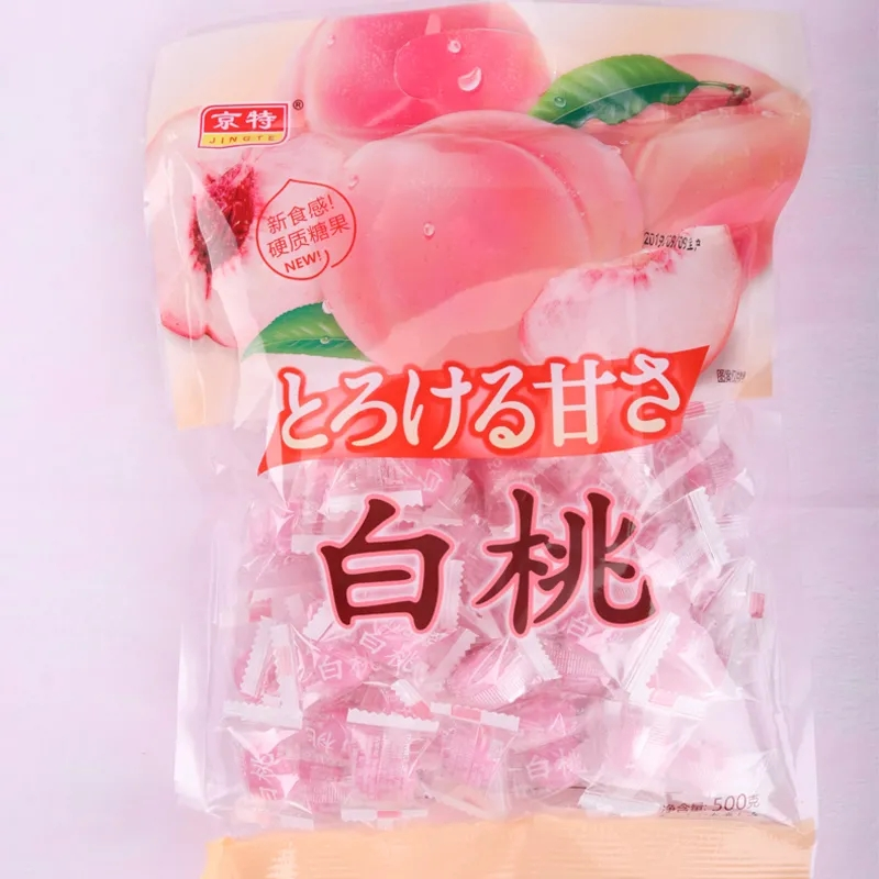 白桃高颜值网红蜜柚葡萄结婚硬糖 在此等候食品糖果