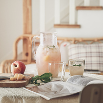 Japan-style Hammer Tattoo Heat Resistant High Temperature Resistant Glass Cold Kettle Large Capacity Cool Tea Bubble Teapot Summer Home Water Cup Tea Cup