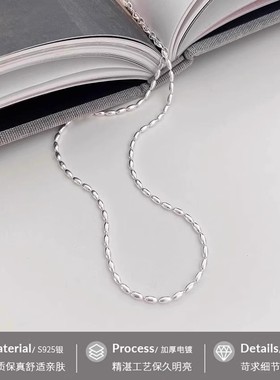 项链女款纯银不掉色时尚装饰