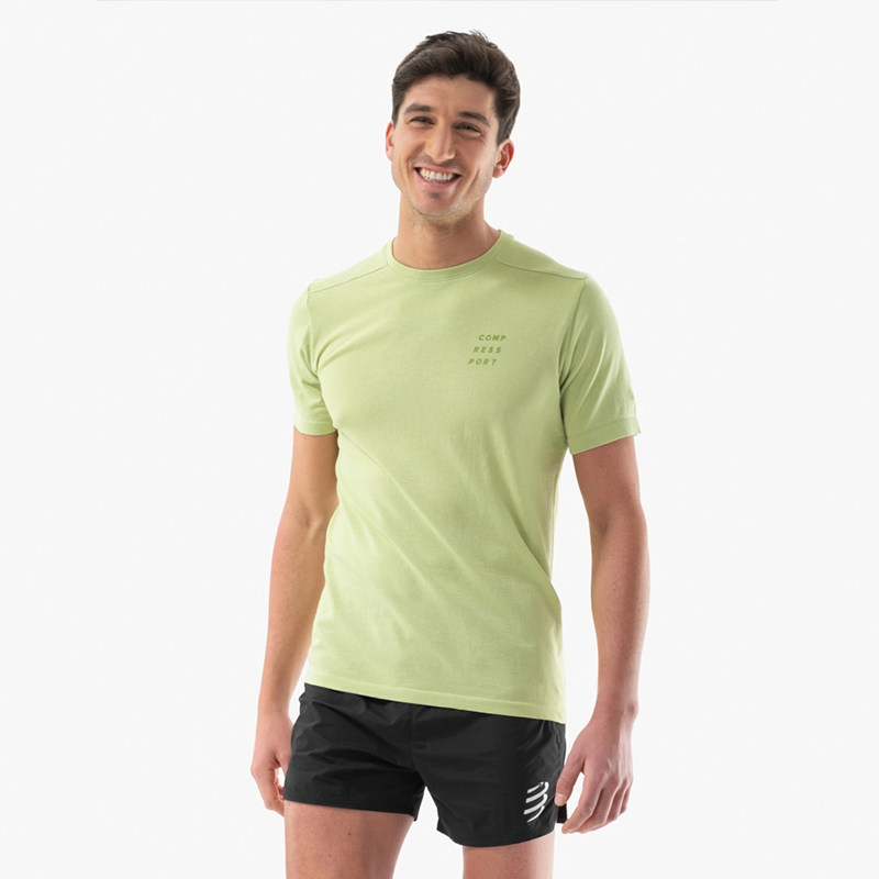 COMPRESSPORT跑步领奖台短袖男Podium Tshirt轻量速干T恤训练休闲,淘宝优惠券,粉丝福利购,淘宝优惠卷