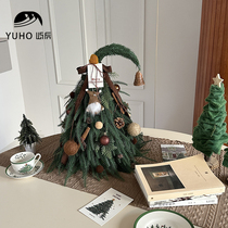 Post-Island Christmas Elf Crooked Neck Tree Christmas Tree Decoration Hanging Accessories Matching Materials Bag Flower Shop Diy Materials