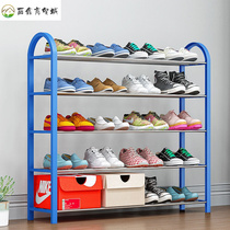 Shoe rack Sub-simple multilayer shoe cabinet Home X anti-dust multifunction small number sleeping room doorway Shoe Rack Dormitory containing God