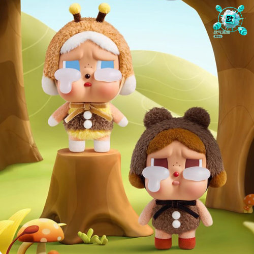 泡泡玛特POPMART哭娃眼泪工厂系列CRYBABY搪胶脸毛绒盲盒手办挂件 - 图2