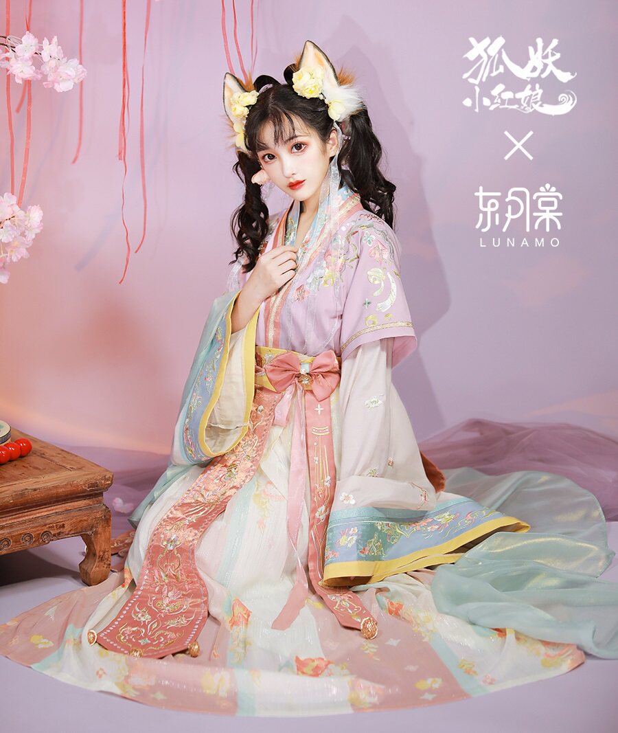 东月棠x重工绣花汉元素秋冬季汉服 东月棠汉服
