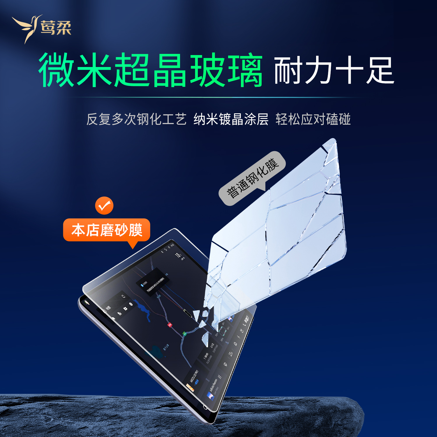 Suitable for R7/S7 high-end fine frosted tempered film