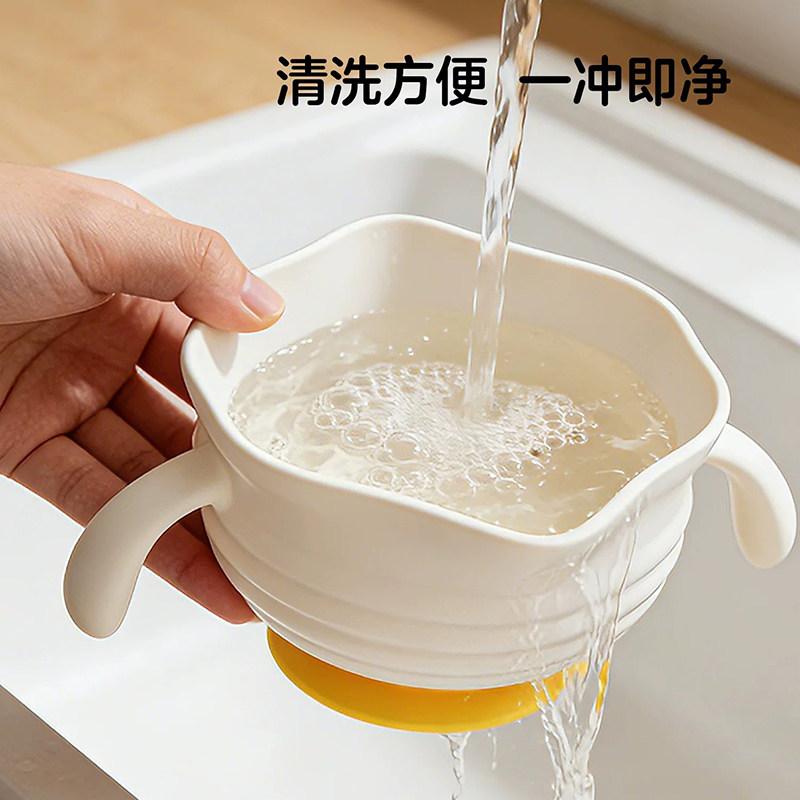 辅食碗鹰嘴蛋花硅胶训练吃饭婴儿专用吸盘儿童餐具宝宝辅食工具,淘宝优惠券,粉丝福利购,淘宝优惠卷