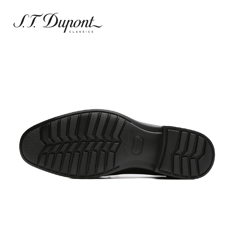S.T. Dupont/都彭高端奢侈品豆豆鞋男真皮英伦风一脚蹬L33191849-图2