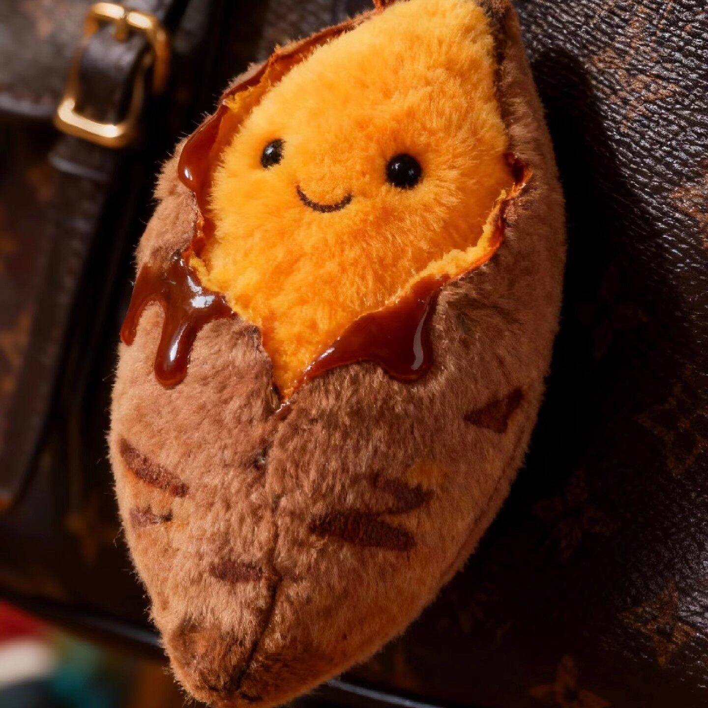 可爱毛绒烤蜜薯玩偶挂件钥匙扣包挂少女心装饰挂坠送朋友冬天礼物,淘宝优惠券,粉丝福利购,淘宝优惠卷