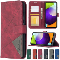 Leather Wallet Phone Case For Samsung Galaxy A01 A02S A03S A