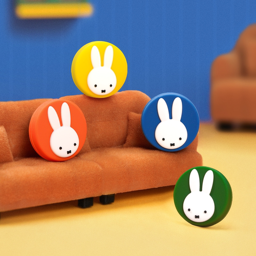 极想任天堂Switch2摇杆帽NS2手柄硅胶摇杆套可爱卡通增强手感主机游戏机配件Miffy缤纷色彩米菲兔IP联名新品 - 图0