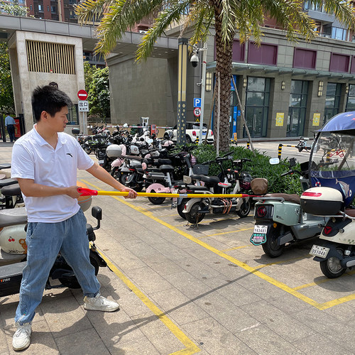 电动车棚绝缘火钩棒电瓶火灾拖拽拖钩消防小区着火钩子拉钩棍救援 - 图0