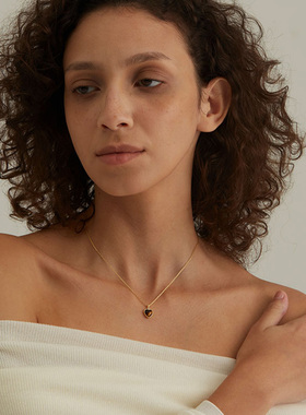 ZIVGREY爱心虎眼石项链