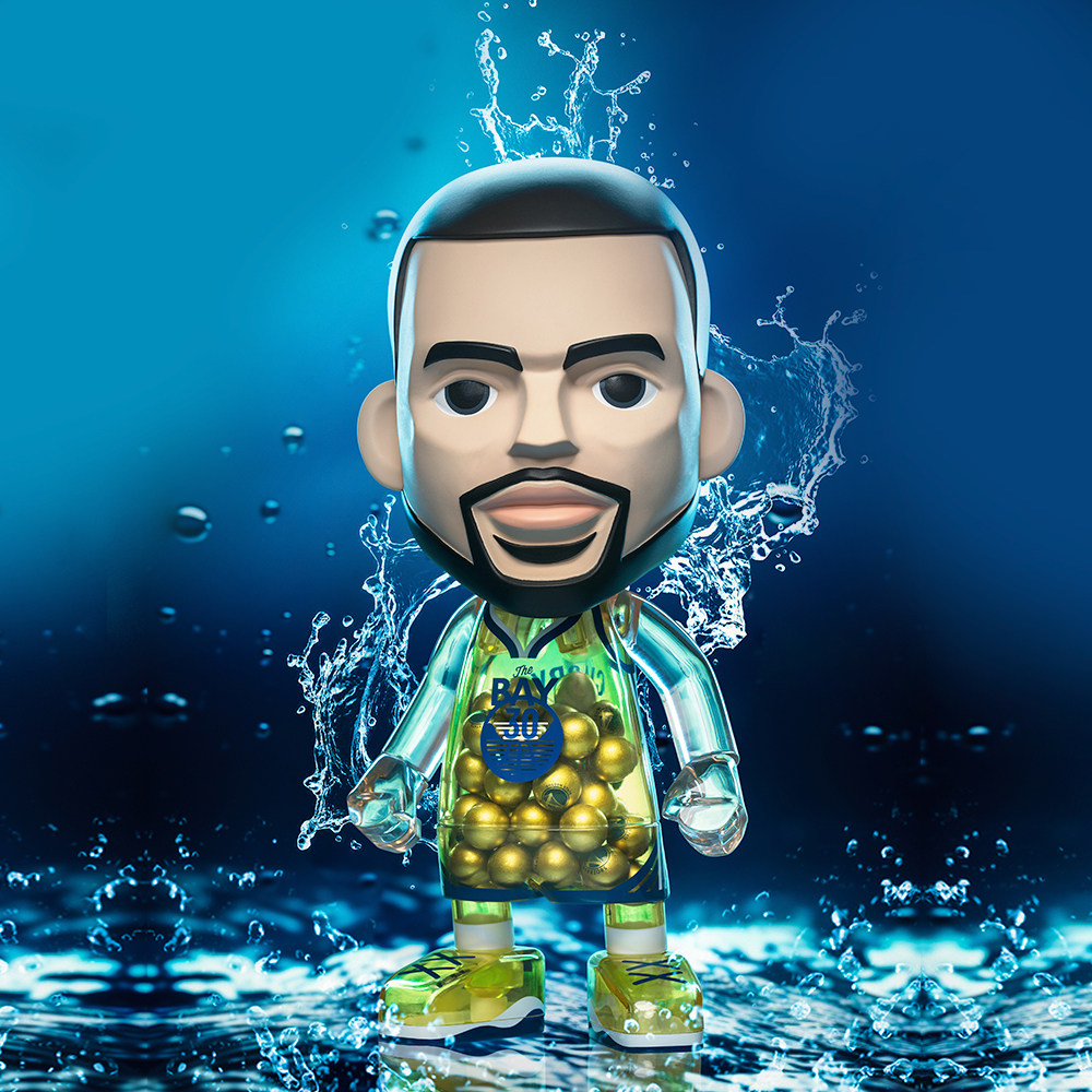 王牌化身NBA库里正版授权手办潮玩公仔摆件送礼篮球球星高档收藏 - 图3