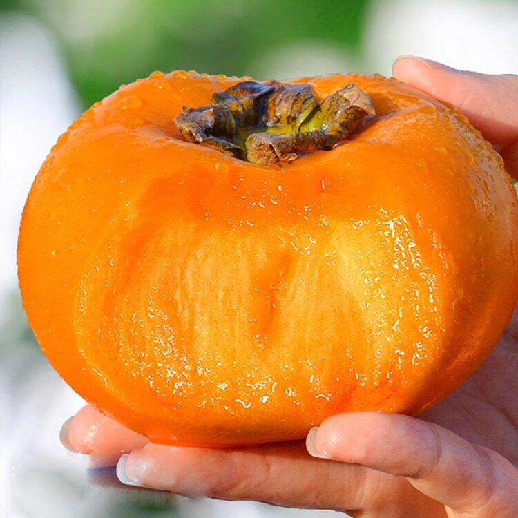 巧克力脆柿子9斤装新鲜水果当季黄甜硬柿子火晶特产整箱牛心柿子,淘宝优惠券,粉丝福利购,淘宝优惠卷