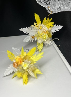 永生花戒指diy材料包 定制迷你结婚新娘情侣自制伴手礼鲜花植物盒