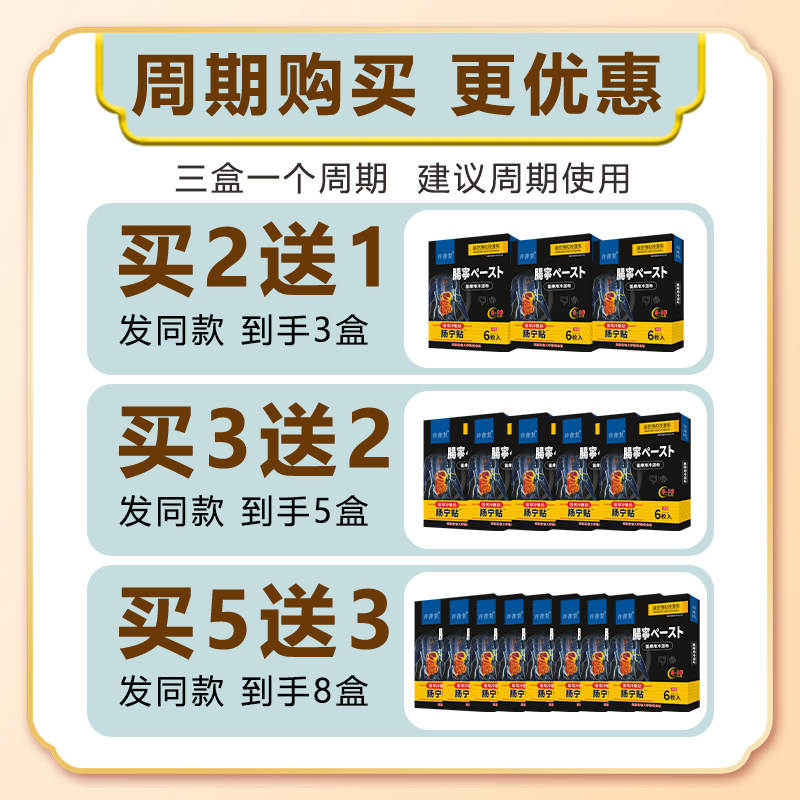 拉肚子慢性结肠炎调理肠胃肚脐贴 许善堂膏药贴（器械）