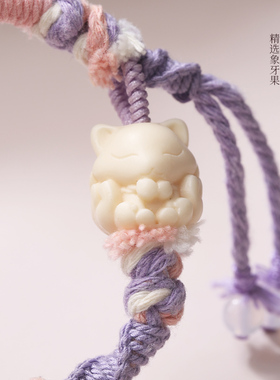 全手工编织儿童宝宝棉线手绳藏式民族风女款手链女童饰品礼物潮品