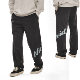 NICEID NICE sweatpants ຜູ້ຊາຍພາກຮຽນ spring ແລະດູໃບໄມ້ລົ່ນ trousers ວ່າງຊື່ embroidered LOGO ໂສ້ງກິລາບ້ວງ
