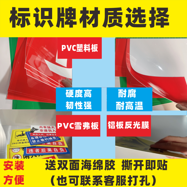 方向导视标识牌反光铝板地下车库停车场方向箭头导向指示牌车库安全警示提示牌交通路标向左向右慢字牌定制-图2