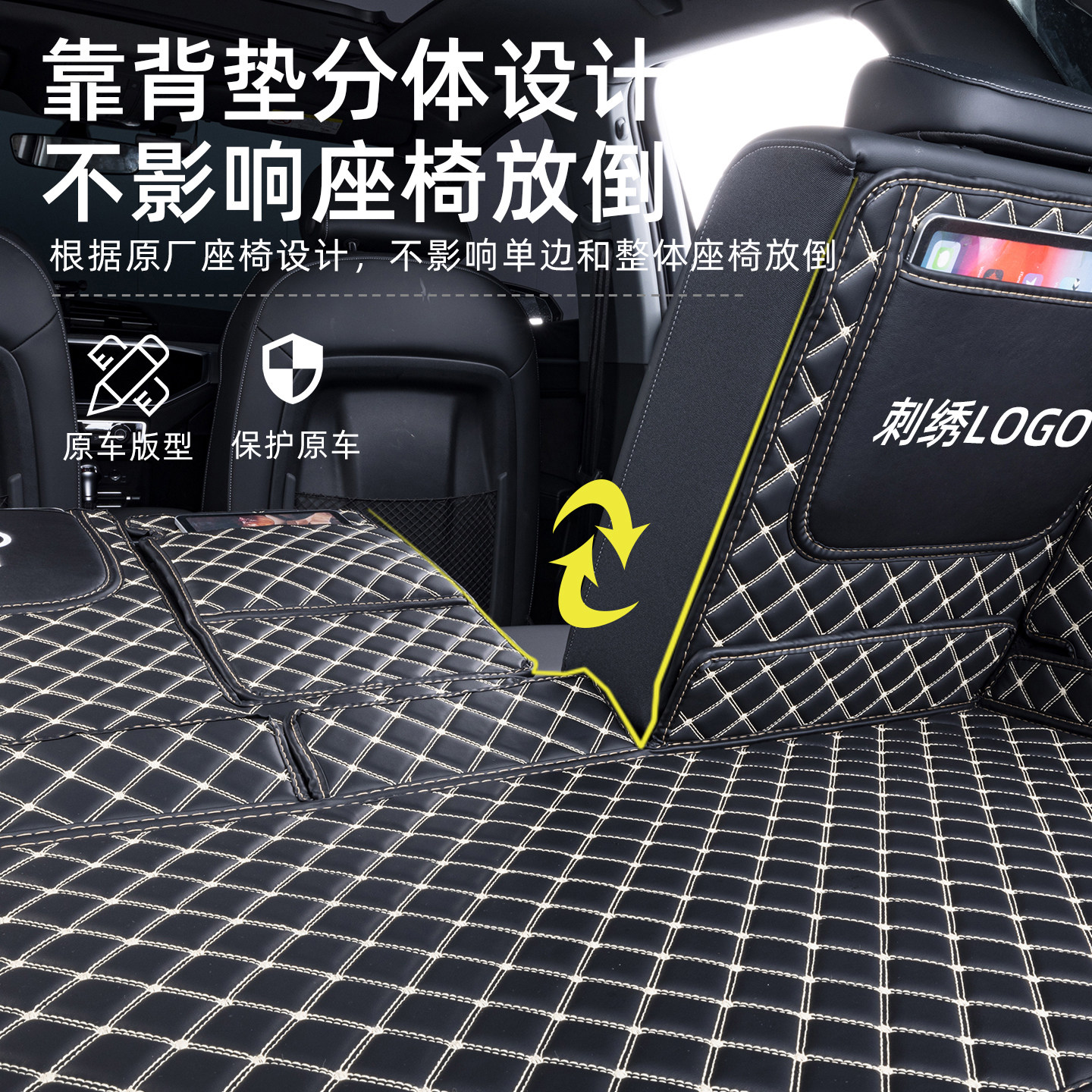 适用于奥迪Q3后备箱垫全包围25款q3汽车尾箱垫子车内装饰用品大全,淘宝优惠券,粉丝福利购,淘宝优惠卷