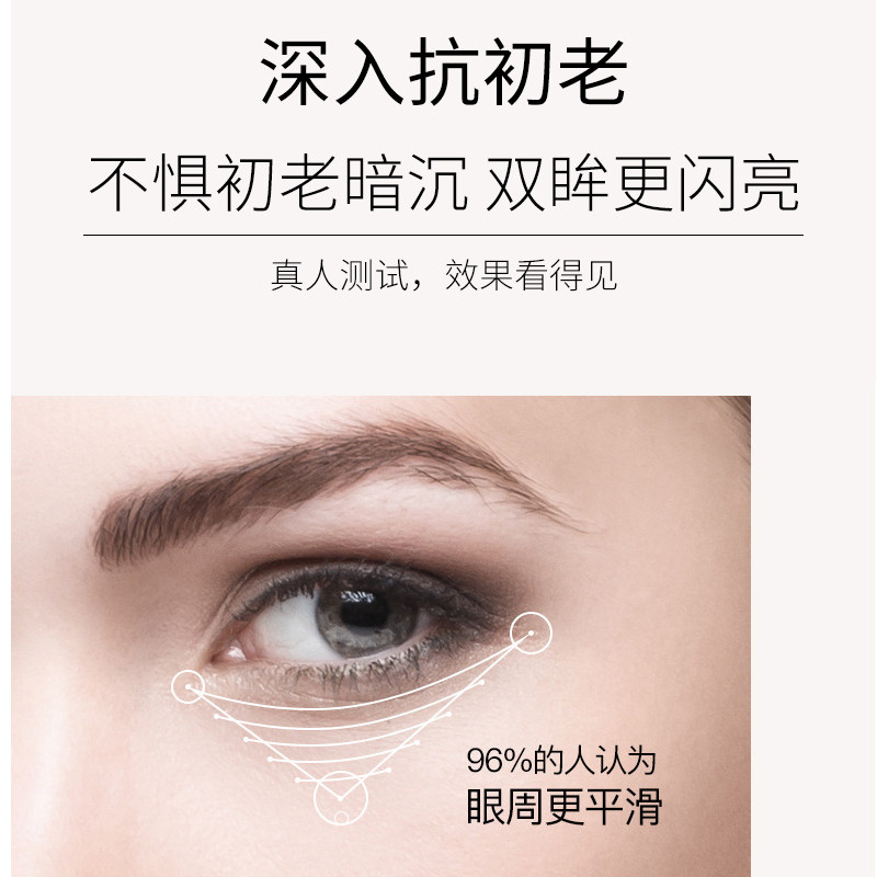 约肤奢华修护保湿提亮御氧抗糖眼霜 约肤眼霜