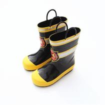 Inexplicable Cartoon Cute Children Rain Shoes Soft Boy Girl Rain Boots Fireman Rain Shoes Kid