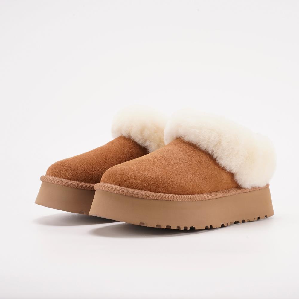 2025冬季新款塔茨勒厚底雪地靴女款磨砂绒面东北加厚女鞋河南桑坡 - 图0