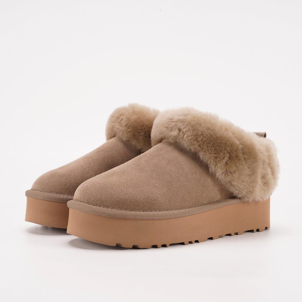 2025冬季新款塔茨勒厚底雪地靴女款磨砂绒面东北加厚女鞋河南桑坡 - 图1