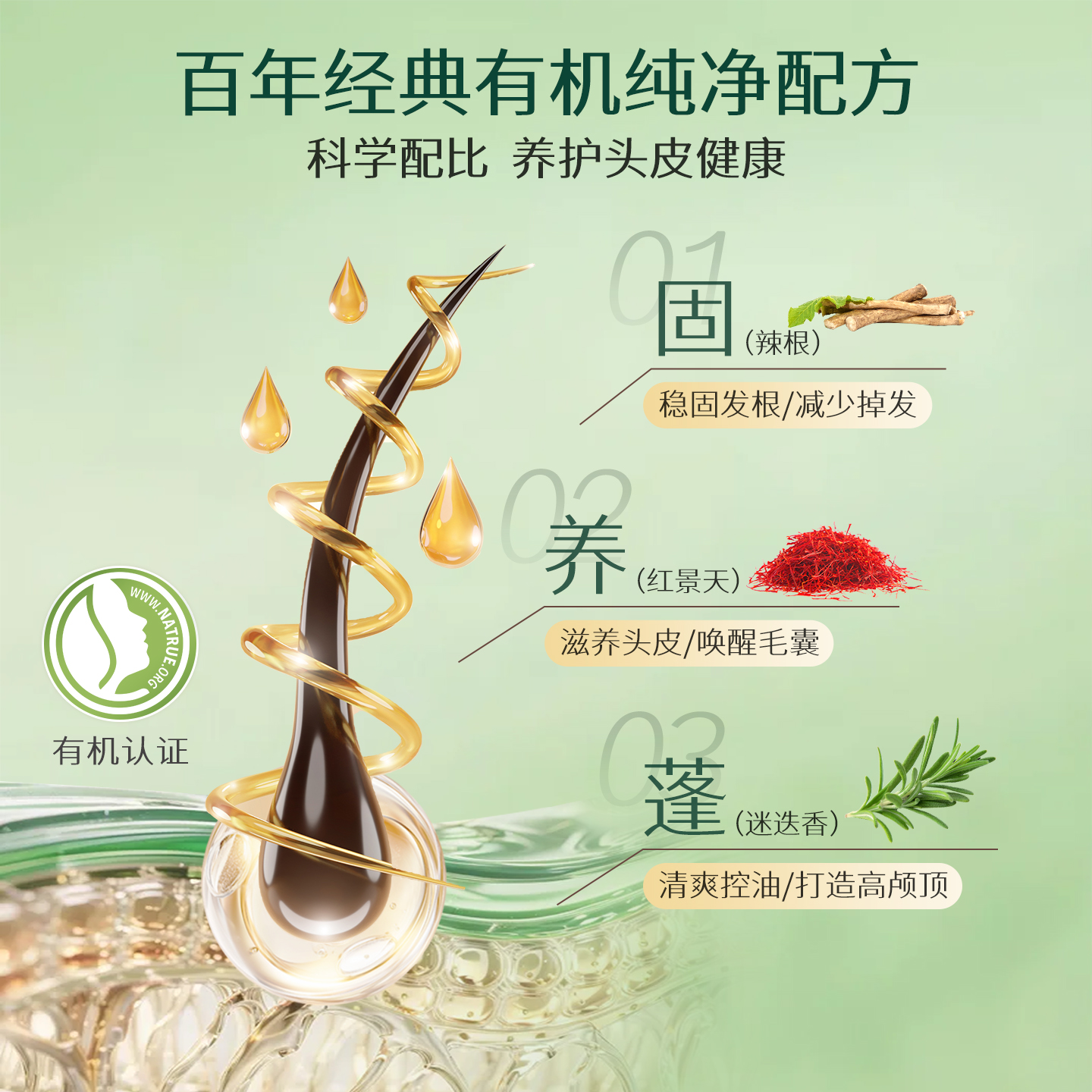 WELEDA维蕾德迷迭香头皮精华护理液清爽控油蓬松舒缓止痒强韧发根