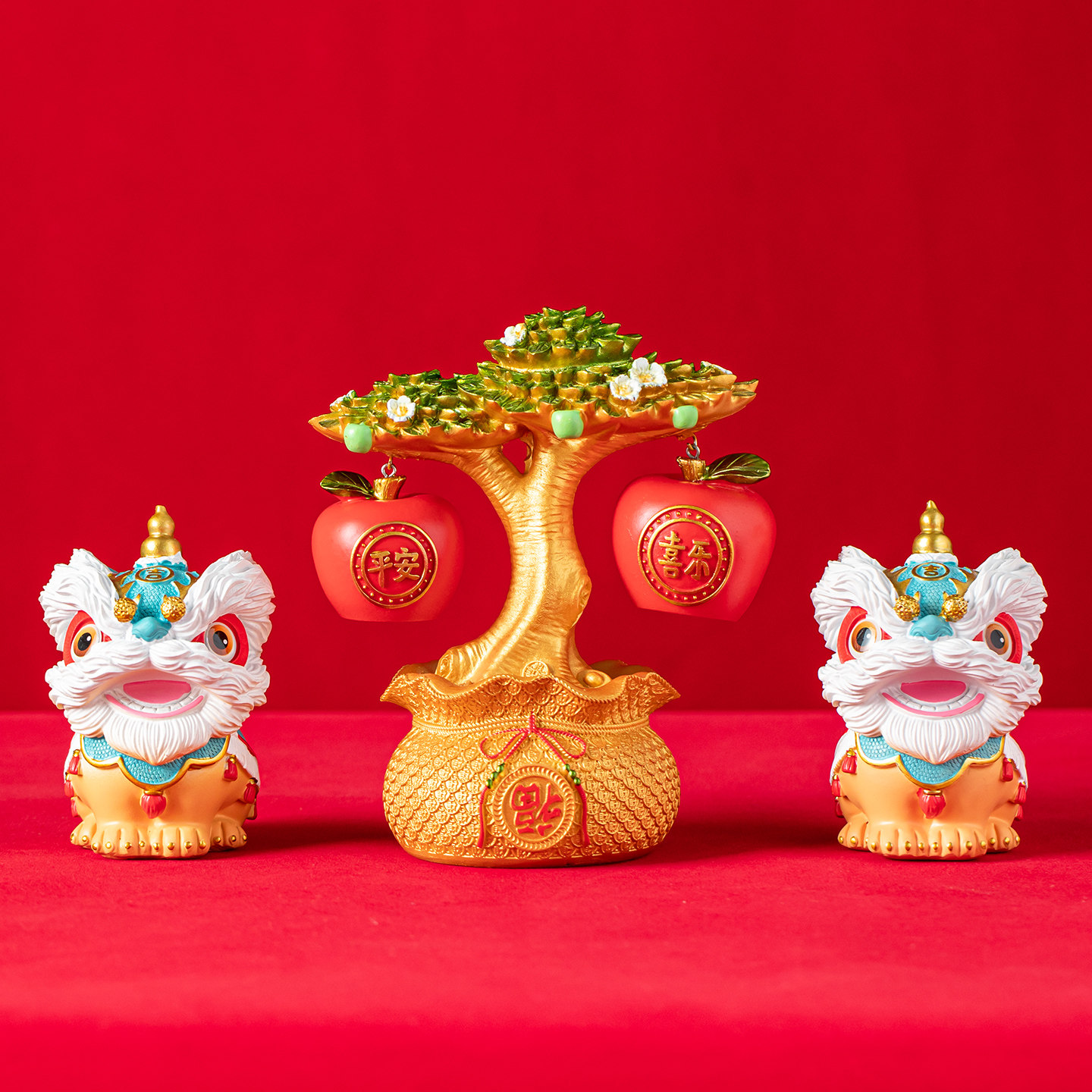 创意佛山醒狮摆件平安摆件客厅电视柜酒柜玄关招财乔迁结婚装饰品,淘宝优惠券,粉丝福利购,淘宝优惠卷