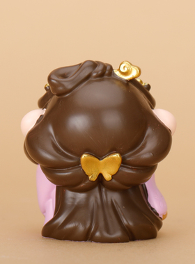 长发娘娘摆件可爱桌面装饰工位