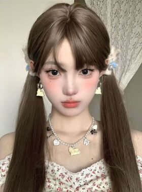 韩国甜美风蓝白小兔子可爱玫瑰花纯手工毛绒发夹碎发夹头饰鸭嘴夹