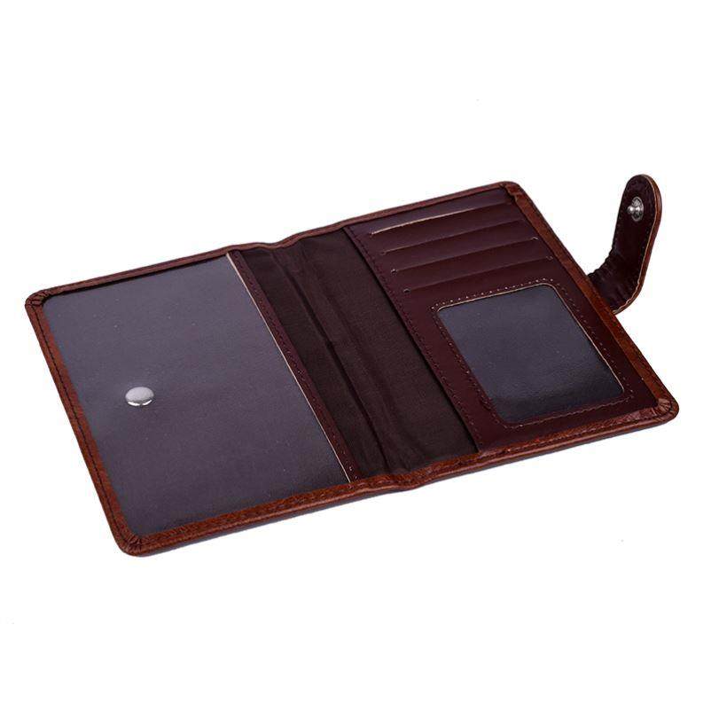 Travel Hasp Passport Holder Cover Leather Wallet Women Men P - 图2