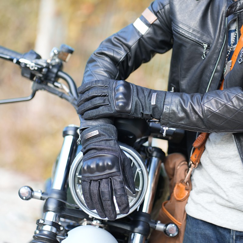丑兄弟uglybros摩托车骑行手套机车赛车复古装备触屏防摔加绒保暖 - 图0