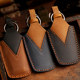 Suitable for Crazy Horse leather Zhidou key cover