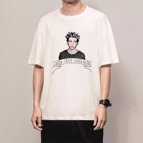 戳爷T恤特洛耶希文短袖TroyeSivan周边Troye Sivan同款衣服 - 图3