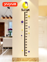 Children Height wall stickers Cartoon Measuring Instruments 3d Stereo acrylic Home Weight Height Sticker Wall Stickers