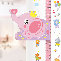 Girl baby 3D stereoscopic height sticker removable without injury wall Child small child measuring instrument Home Card 