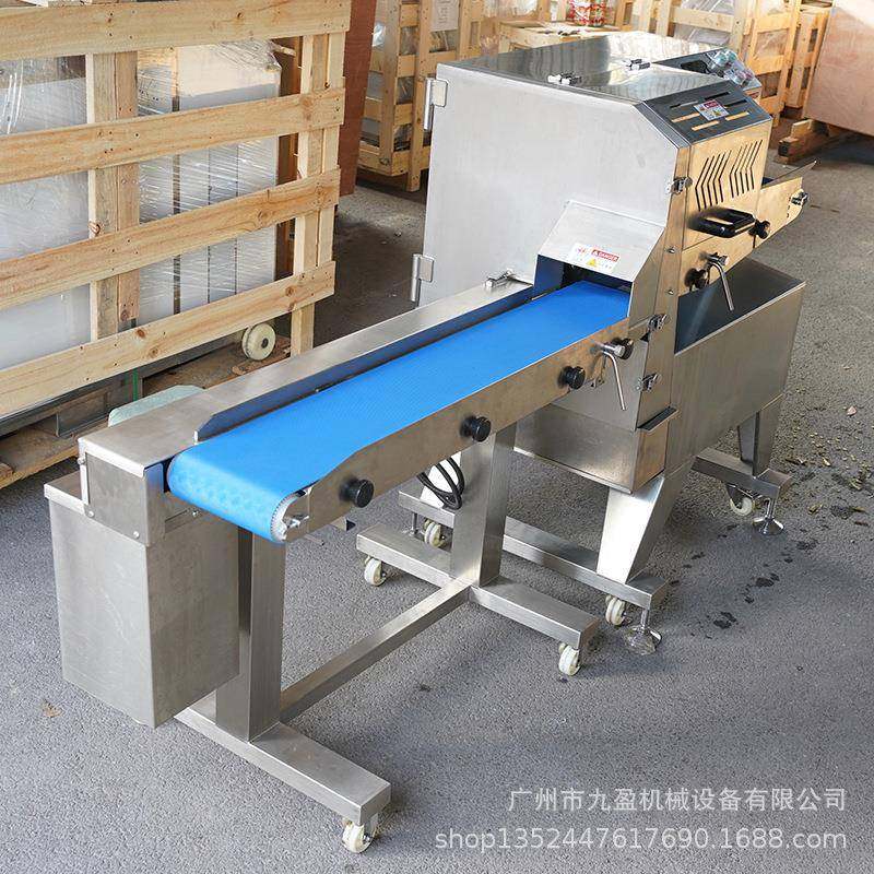 新款腊肉切片机 连续式广式腊味切片机 腊鸭切块机 切扣肉片机,淘宝优惠券,粉丝福利购,淘宝优惠卷