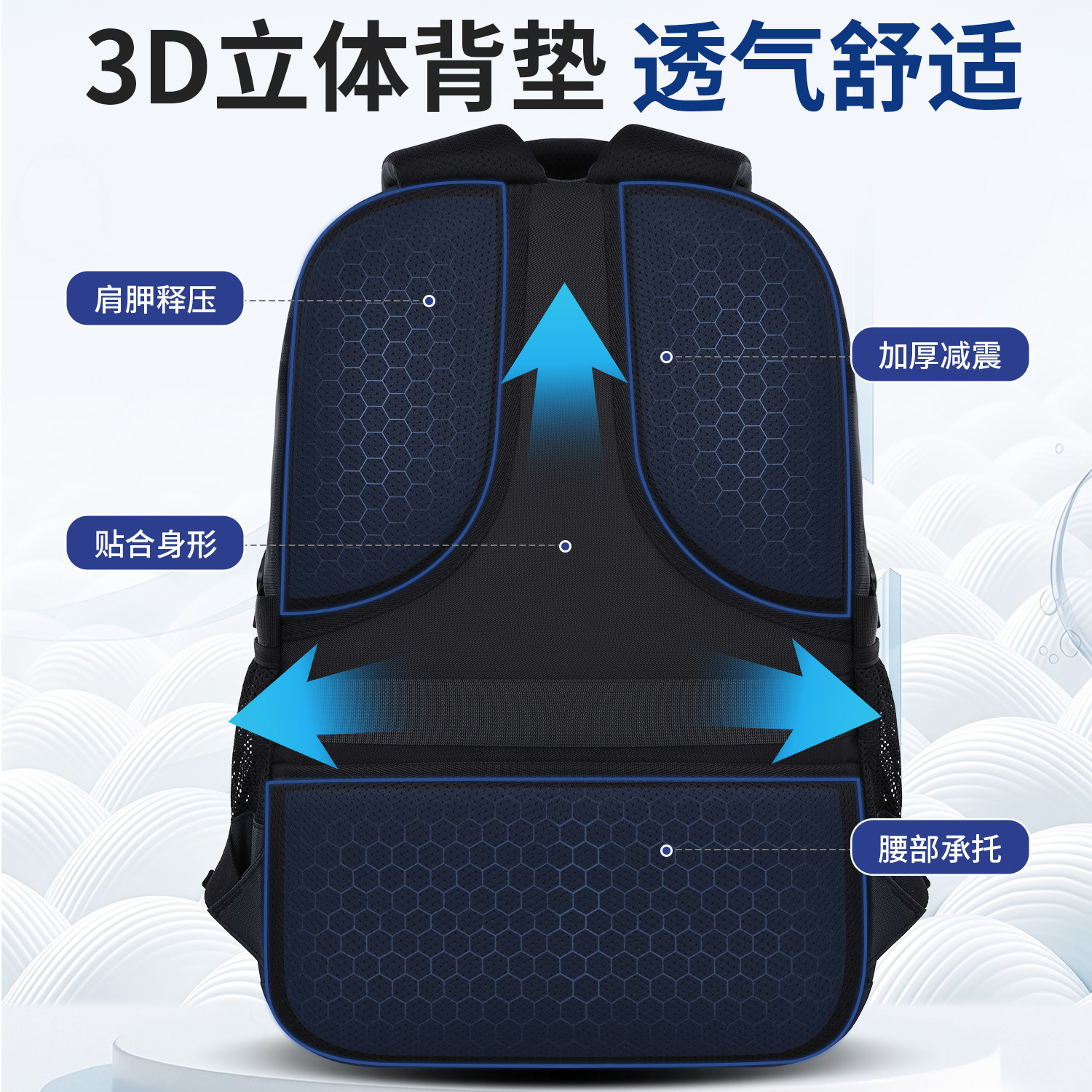 2025新款中学生书包男生初中生高中生大容量背包男减负护脊双肩包,淘宝优惠券,粉丝福利购,淘宝优惠卷