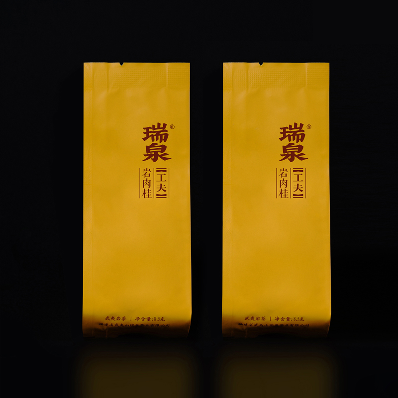 【官方正品】瑞泉茶叶旗舰店工夫岩肉桂武夷水帘洞岩茶礼盒125g - 图2