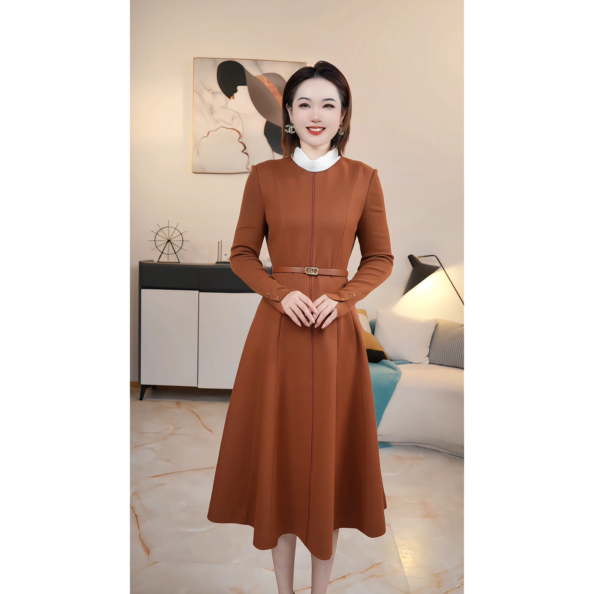 【撤柜清仓】D高端大码原创遮肉显瘦连衣裙 DA81,淘宝优惠券,粉丝福利购,淘宝优惠卷