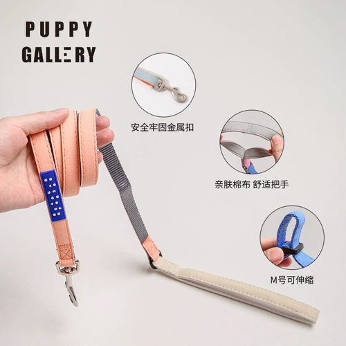 Корея roppygallery a+собака Туяющая веревка сетка красная маленькая и средняя для собачьей собаки веревки для собак ходьба