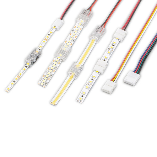 led低压贴片灯带免焊接头卡扣连接线2835/8mm 5050连接器焊线转接 - 图3
