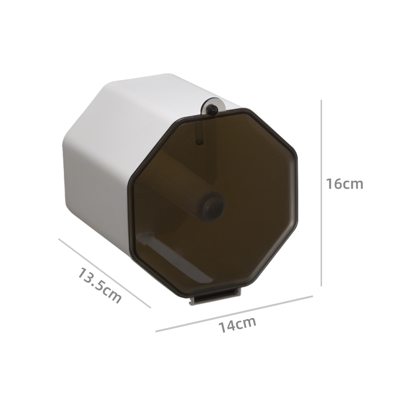 厕所纸巾盒免打孔防水卫生间厕纸盒卷纸架壁挂式卫生纸卷纸置物架 - 图3